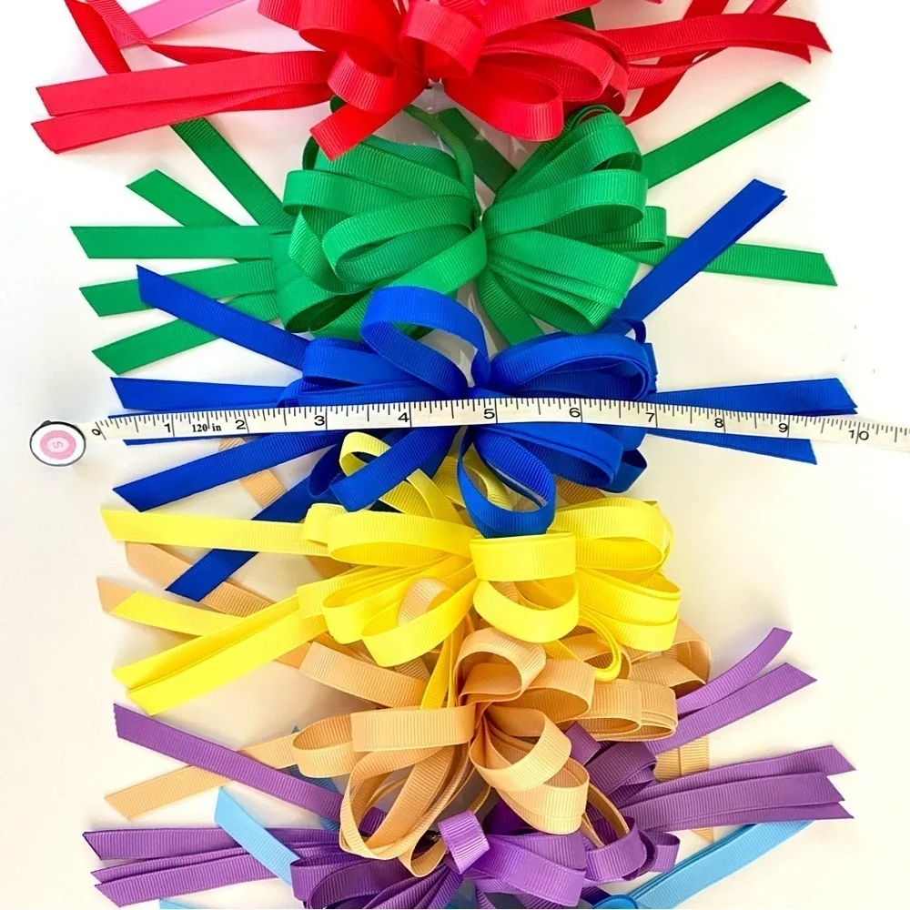 Big Girl’s Hair Bows Bundle - Lot of 12
